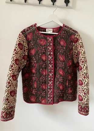 Veste Matelassée à Fleurs Maison 123, modèle Dorris – Taille L femme – couleur Bordeaux/Beige, marke: Maison 123, zustand: Neu, größe: L / 40 / 12, 70,00 €, 74,20 € inklusive Vinted-Käuferschutz