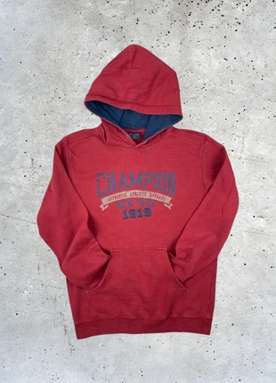 Felpa Champion rossa con cappuccio Originale Unisex, brand: Champion, condizioni: Ottime, taglia: L, €14.00, €15.40 include la Protezione acquisti