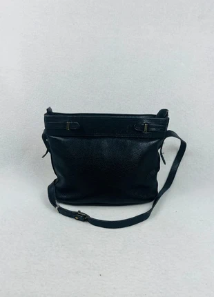 Sac à Bandoulière Noire En Cuir Grainé Vintage Y2K, brand: Vintage Dressing, condition: Very good, €23.90, €25.80 includes Buyer Protection Pro