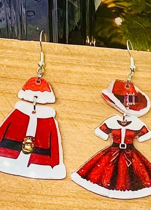 Boucles d’oreilles dépareillées Noël look, zustand: Sehr gut, 7,00 €, 8,05 € inklusive Vinted-Käuferschutz