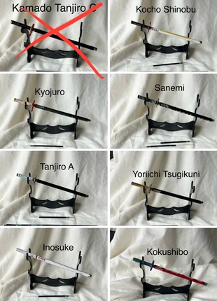 L’unité Stylo katana + boîte + support, brand: Demon Slayer, condition: New with tags, €15.00, €16.45 includes Buyer Protection