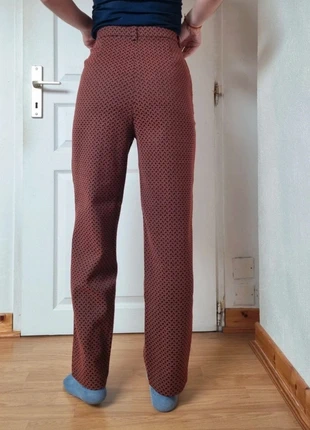 Pantalon taille haute habillé type tailleurs à imprimé, brand: Tissaia, condition: Good, size: M / 38 / 10, €4.99, €5.94 includes Buyer Protection