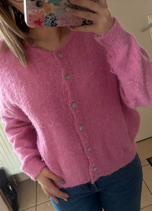 Gilet cardigan rose, brand: Boutique indépendante, condition: Good, size: One size, €8.00, €9.10 includes Buyer Protection