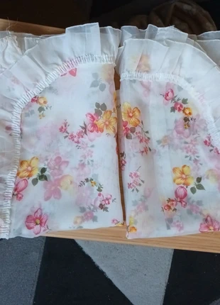 Paire de rideaux fleuris "Vintage", marque: sans, état: Très bon état, taille: Jusqu'à 149 cm, 10,00 €, 11,20 € Protection acheteurs incluse