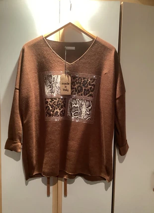 Pull ample léger, marque: Made In Italy, état: Neuf avec étiquette, taille: Taille unique, 15,00 €, 16,45 € Protection acheteurs incluse