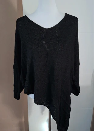 Pull noir asymétrique - taille XL, brand: je ne sais pas, condition: Very good, size: XL / 42 / 14, €4.00, €4.90 includes Buyer Protection