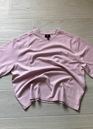 H&M Cropped Heavyweight T-Shirt in Dusty Pink, marke: Vintage Dressing, zustand: Neu, größe: M, 12,50 €, 13,83 € inklusive Vinted-Käuferschutz