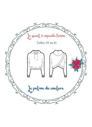 Patron de couture sweat à capuches femme, marque: les victorines, état: Neuf avec étiquette, 15,00 €, 16,45 € Protection acheteurs incluse