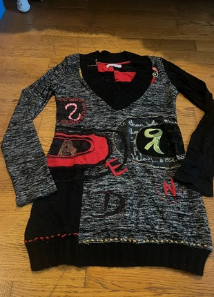 Derek Heart Patchwork Dress – Artsy / Boho Grunge – M, merk: Derek Heart, staat: Heel goed, maat: M / 38 / 10, € 12,00, € 13,30 inclusief Kopersbescherming