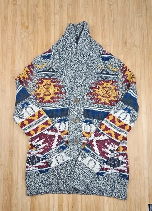 Gilet Cardigan Homme Bonobo Jeans - Motif Ethnique T. M, marca: Bonobo, estado: Muito bom, tamanho: M / 38 / 10, €7.50, €8.58 inclui Proteção do Comprador