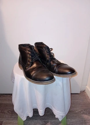 Bottines en cuir H&M 43, marque: H&M, état: Très bon état, taille: 43, 25,00 €, 26,95 € Protection acheteurs incluse