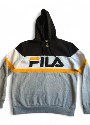 Sweat à capuche Fila multicolore logo brodé – Taille M, brand: FILA, condition: Very good, size: M, €22.00, €23.80 includes Buyer Protection Pro