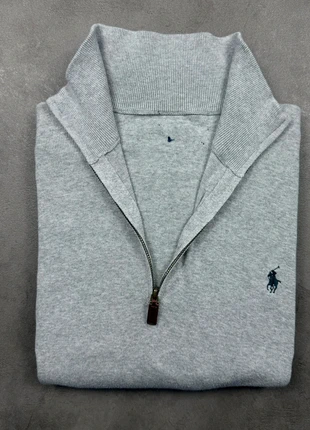 Half zip 1/4 zip col camionneur Ralph Lauren | XXL | Gris logo Noir #A001 - 20, brand: Ralph Lauren, condition: Very good, size: XXL, €40.00, €42.70 includes Buyer Protection