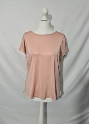 T-shirt pastel satiné femme – taille L – effet brillant, marke: Ligne à Suivre, zustand: Sehr gut, größe: L / 40 / 12, 2,00 €, 2,80 € beinhaltet Vinted-Käuferschutz Pro