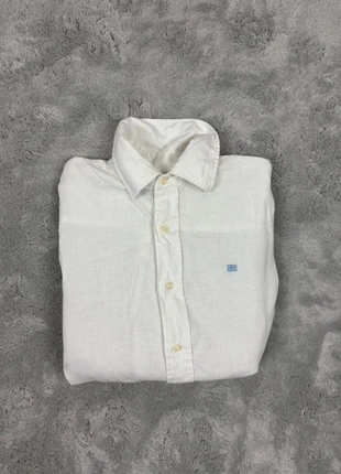 Chemise en lin Ralph Lauren à manche longue blanche style old money Logo Ralph Lauren brodé Taille s, marke: Ralph Lauren, zustand: Sehr gut, größe: S, 10,00 €, 11,20 € inklusive Vinted-Käuferschutz