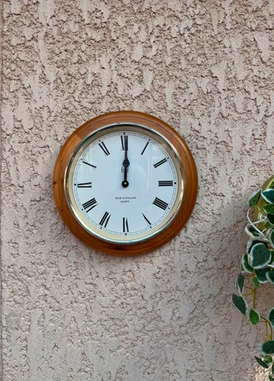 Horloge décorative bois quartz, brand: Quartz, condizioni: Ottime, €8.00, €9.10 include la Protezione acquisti