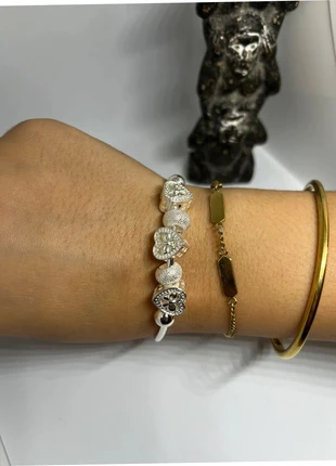 Bracelet plaqué argent véritable - Premium, marca: Argent, estado: Muito bom, €12.90, €14.25 inclui Proteção do Comprador