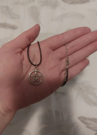 90's pentagram neclace., merk: Alternative, staat: Nieuw zonder prijskaartje, € 5,00, € 5,95 inclusief Kopersbescherming