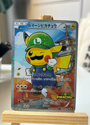 Carte Pokémon Proxy Pikachu Poncho Luigi, brand: Pokémon, condition: Very good, €8.00, €9.10 includes Buyer Protection