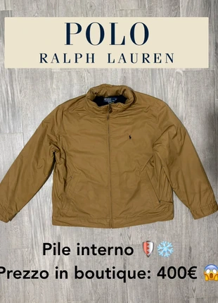 Giacca bomber marrone chiaro / ocra Polo Ralph Lauren uomo taglia XL, brand: Ralph Lauren, condizioni: Ottime, taglia: XL, €39.90, €42.60 include la Protezione acquisti