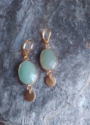 Dormeuses aventurine, marque: Aventurine, état: Neuf sans étiquette, 15,00 €, 16,45 € Protection acheteurs (Pro) incluse