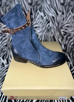 A.S.98 Airstep Bottines / Bottes cuir bleu foncé T40💙🦋, marque: A.S.98, état: Neuf avec étiquette, taille: 40, 115,00 €, 121,45 € Protection acheteurs incluse