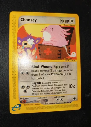 Chansey 72/165 expedition, marke: Pokémon, zustand: Gut, 3,50 €, 4,38 € beinhaltet Vinted-Käuferschutz Pro