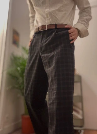 Pantalon de costume à carreaux 42/ poche pour montre à gousset vintage, merk: Vintage Dressing, staat: Heel goed, maat: W32 | FR 42, € 20,00, € 21,70 inclusief Kopersbescherming Pro