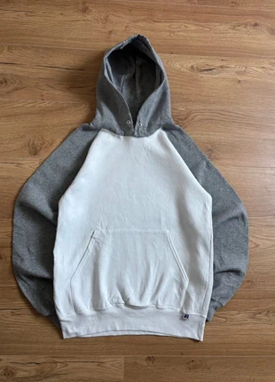 Sweat à capuche russell athletic blanc/gris taille S, marque: Russell Athletic, état: Très bon état, taille: S, 19,00 €, 20,65 € Protection acheteurs (Pro) incluse