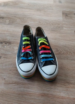 Converse Chuck Taylor All Star Pride Rainbow – lacets fluo – taille 38, brand: Converse, condition: Good, size: 38, €25.00, €26.95 includes Buyer Protection