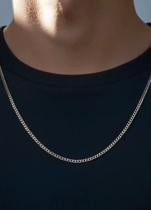 Chaîne, collier homme très fine Miami, en acier inoxydable, merk: histoire d'or, staat: Heel goed, € 12,00, € 13,30 inclusief Kopersbescherming