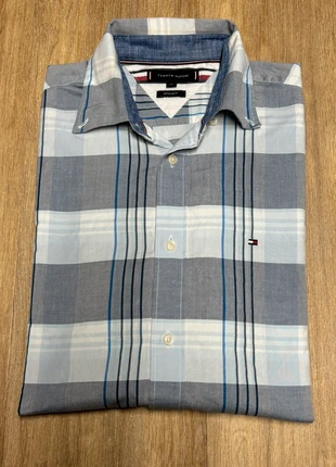 Chemise Carreaux Tommy Hilfiger | Regular Fit | Logo brodé poitrine | Taille M, marque: Tommy Hilfiger, état: Très bon état, taille: M, 19,00 €, 20,65 € Protection acheteurs incluse