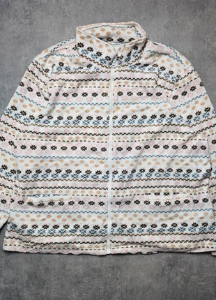 Veste polaire crazy fleece motif géométrique blanc taille 2xl femme ls33,17, marca: Vintage Dressing, estado: Muito bom, tamanho: XXL / 44 / 16, €29.90, €32.10 inclui Proteção do Comprador