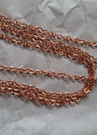 Rosé goudkleurige fijne kettingen ca 8 meter, marque: onbekend, état: Neuf sans étiquette, 3,75 €, 4,64 € Protection acheteurs incluse