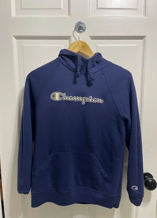 navy champ hoodie, brand: Champion, condition: Good, size: S / 8, £10.00, £11.20 includes Buyer Protection