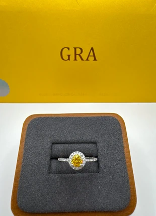 Bague pavée diamant moissanite VVS1 0.5ct en argent 925 émeraude, marke: Diamant, zustand: Sehr gut, größe: Größenverstellbar, 45,99 €, 48,99 € inklusive Vinted-Käuferschutz