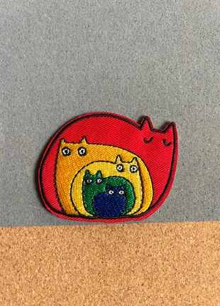 Patch thermocollant chats family, zustand: Sehr gut, 4,00 €, 4,90 € inklusive Vinted-Käuferschutz