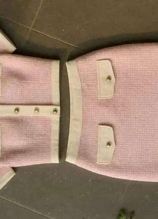 Ensemble Tweed Rose & Beige – Chic / Classy / Vintage / Élégant, marque: Vintage Dressing, état: Très bon état, taille: M / 38 / 10, 48,99 €, 52,14 € Protection acheteurs (Pro) incluse