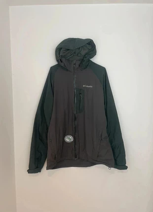 Veste Columbia coupe vent imperméable logo brodé thermique réfléchissante vert kaki L #202, brand: Columbia, condition: Good, size: L, €19.90, €21.60 includes Buyer Protection