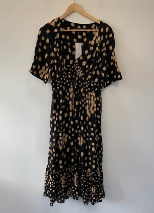 French Connection Gerial Drop Printed Midi Tea Dress (g3.bh), brand: French Connection, condition: New with tags, size: L / UK 16-18, £17.00, £18.55 includes Buyer Protection Pro