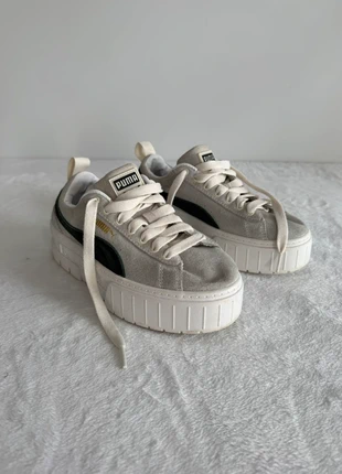 Baskets Puma – Gris/Noir/Blanc – Taille 35,5, marke: Puma, zustand: Sehr gut, größe: 35.5, 22,00 €, 23,80 € inklusive Vinted-Käuferschutz
