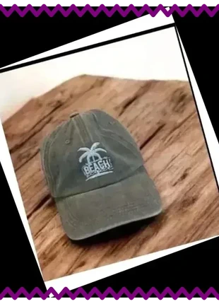 🧢 Neuve Jolie Casquette Grise Vintage Beach Ajustable Unisexe Promo 😉, marca: Original, estado: Novo com etiquetas, tamanho: M, €9.99, €11.19 inclui Proteção do Comprador Pro