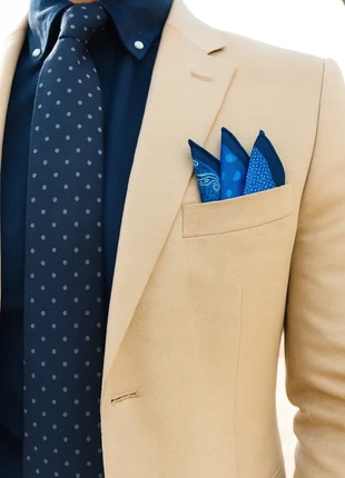 Pañuelo de bolsillo nuevo - modelo Cobalto, marque: Local, état: Neuf avec étiquette, 7,00 €, 8,05 € Protection acheteurs incluse