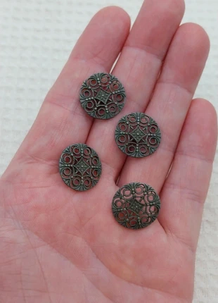 Bouton de couture mandala arabesque ajouré - 4pcs A1416, marca: Mercerie Syllikan, estado: Muy bueno, 2,50 €, 3,33 € Protección al comprador Pro incluida