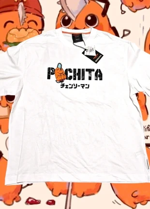 Chainsaw Man T-shirt – White – Limited Edition – Size XL, brand: Vintage, condizioni: Nuovo con cartellino, taglia: XL, €32.95, €35.30 include la Protezione acquisti