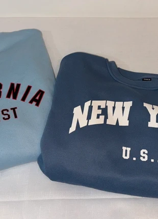 Lot sweats polaires imprimés bleus, marque: Shein, état: Très bon état, taille: M / 38 / 10, 9,00 €, 10,15 € Protection acheteurs incluse