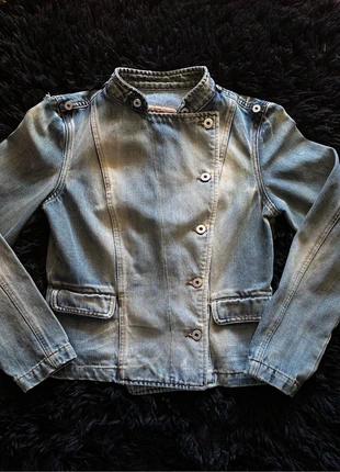 Giacca Crop Denim “MET”, marca: Met, estado: Muito bom, tamanho: S / 36 / 8, €35.00, €37.45 inclui Proteção do Comprador