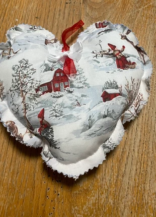 Petit cœur à suspendre paysage de Noël, marque: Noël, état: Très bon état, 3,00 €, 3,85 € Protection acheteurs incluse