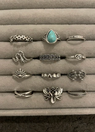 Combo de bagues, état: Très bon état, taille: 16,9 mm, 4,00 €, 4,90 € Protection acheteurs (Pro) incluse