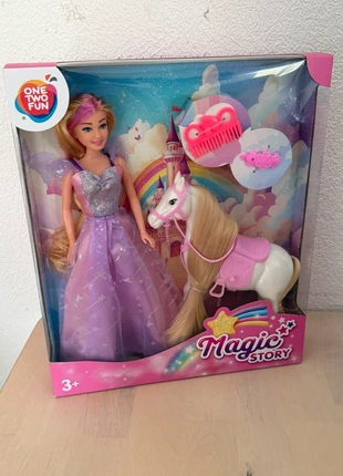 Poupée avec son cheval, marque: One Two Fun, état: Neuf avec étiquette, taille: Taille unique, 15,00 €, 16,45 € Protection acheteurs incluse